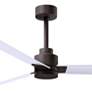 3_72" Matthews Alessandra Wet Bronze White Large Ceiling Fan with Remote more views