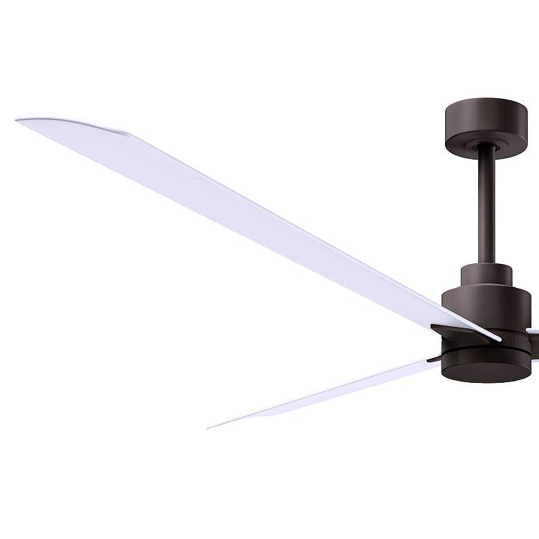 Image 4 72" Matthews Alessandra Wet Bronze White Large Ceiling Fan with Remote more views