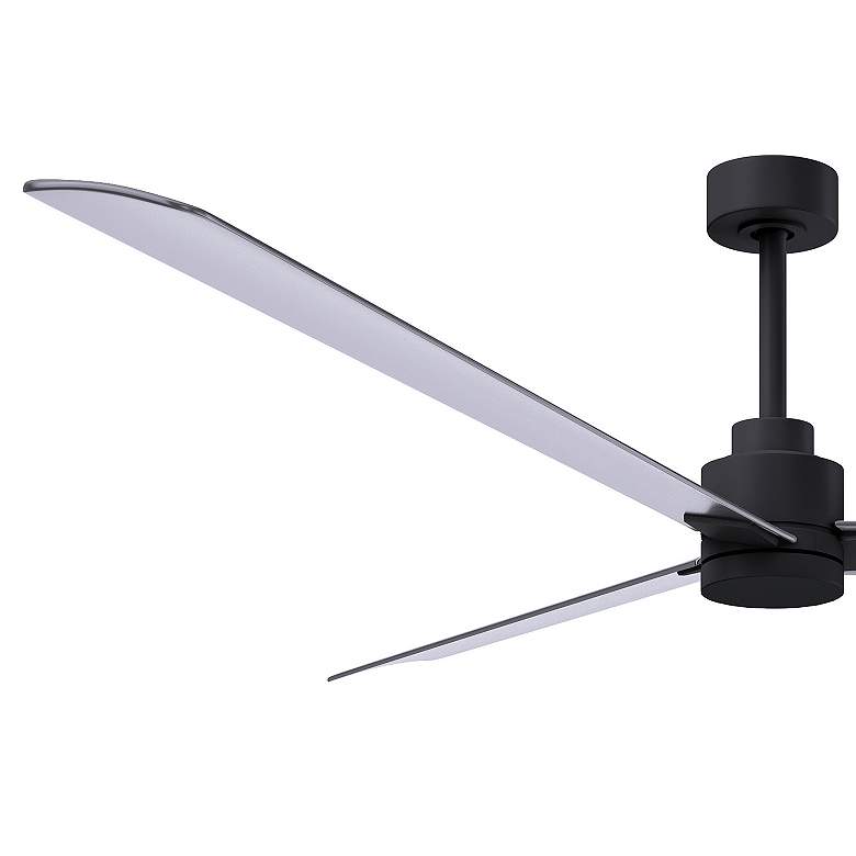 Image 4 72" Matthews Alessandra Wet Rated Black and Nickel Fan with Remote more views