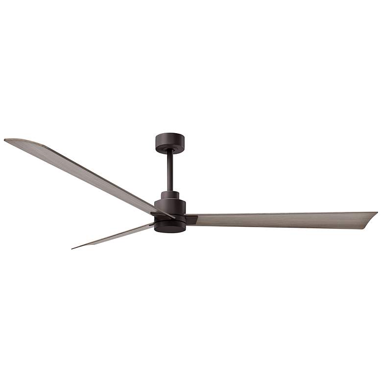 Image 1 72" Matthews Alessandra Wet Rated Bronze Ash Large Fan with Remote