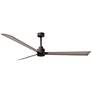 72" Matthews Alessandra Wet Rated Bronze Ash Large Fan with Remote