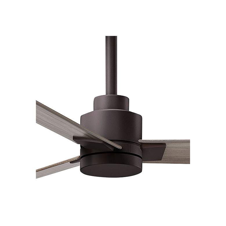 Image 2 72" Matthews Alessandra Wet Rated Bronze Ash Large Fan with Remote more views