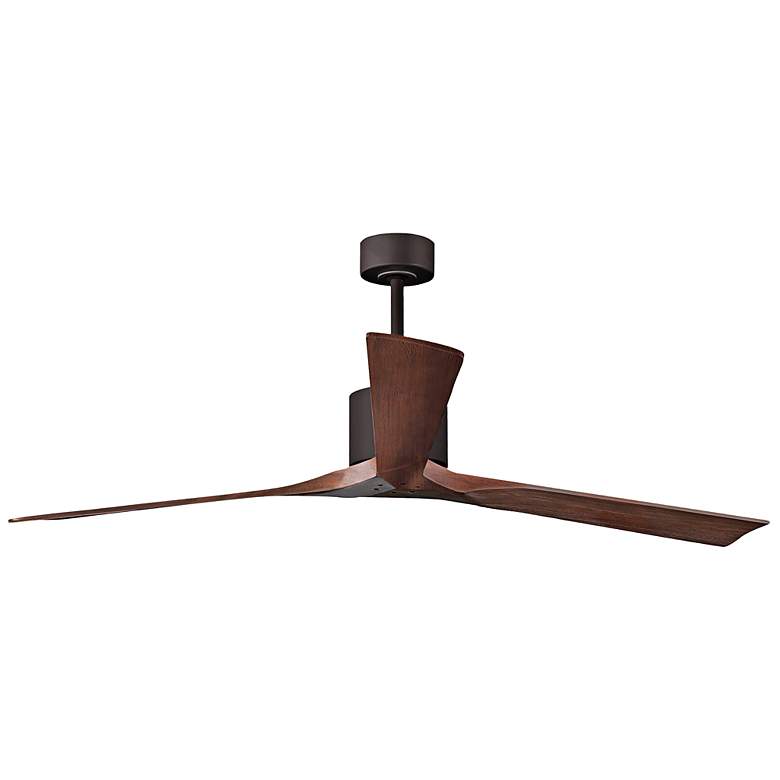 Image 3 72" Matthews Nan Bronze Walnut Outdoor Large Ceiling Fan with Remote more views