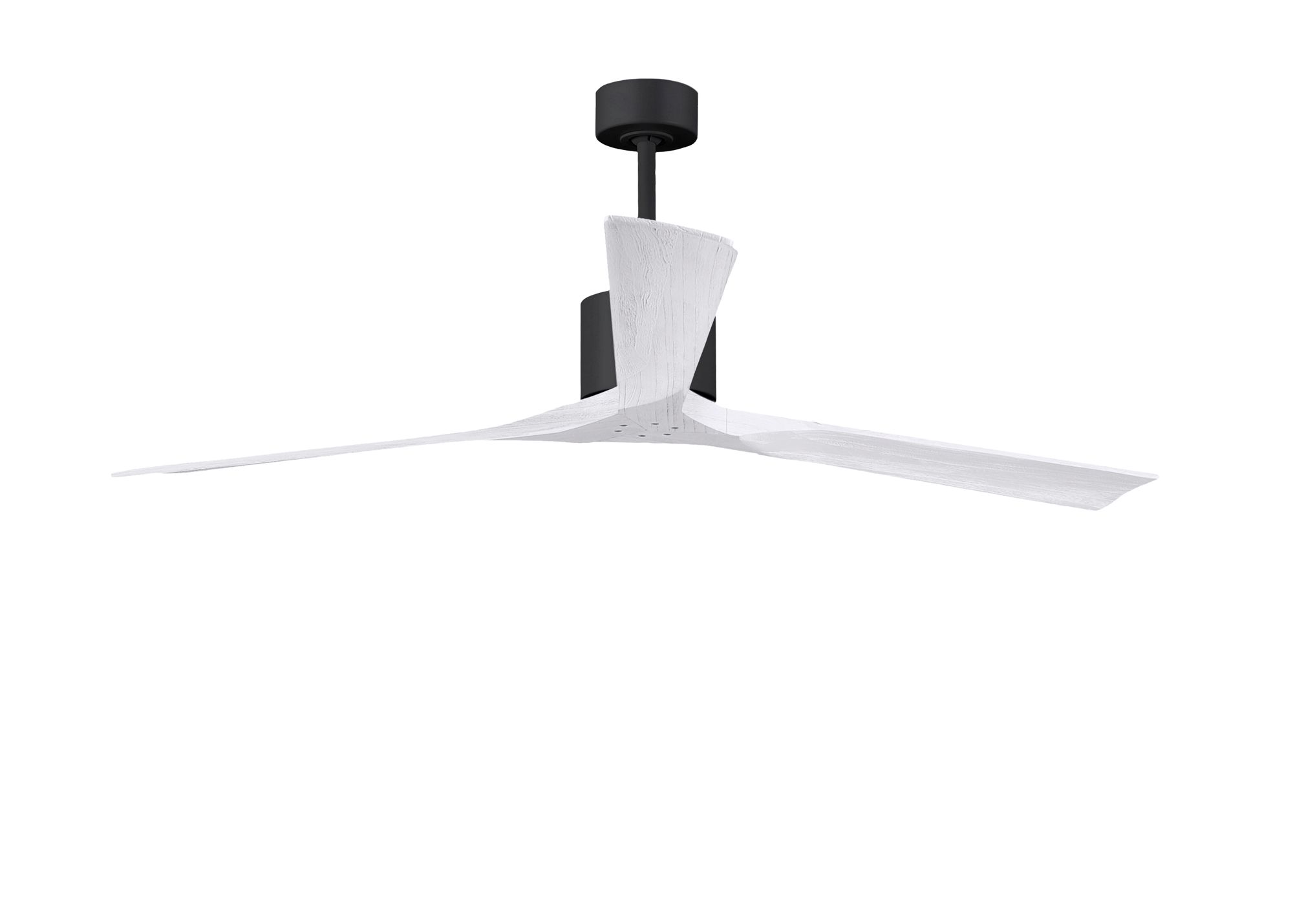 Image 2 72" Matthews Nan XL Black White Large Outdoor Ceiling Fan with Remote more views