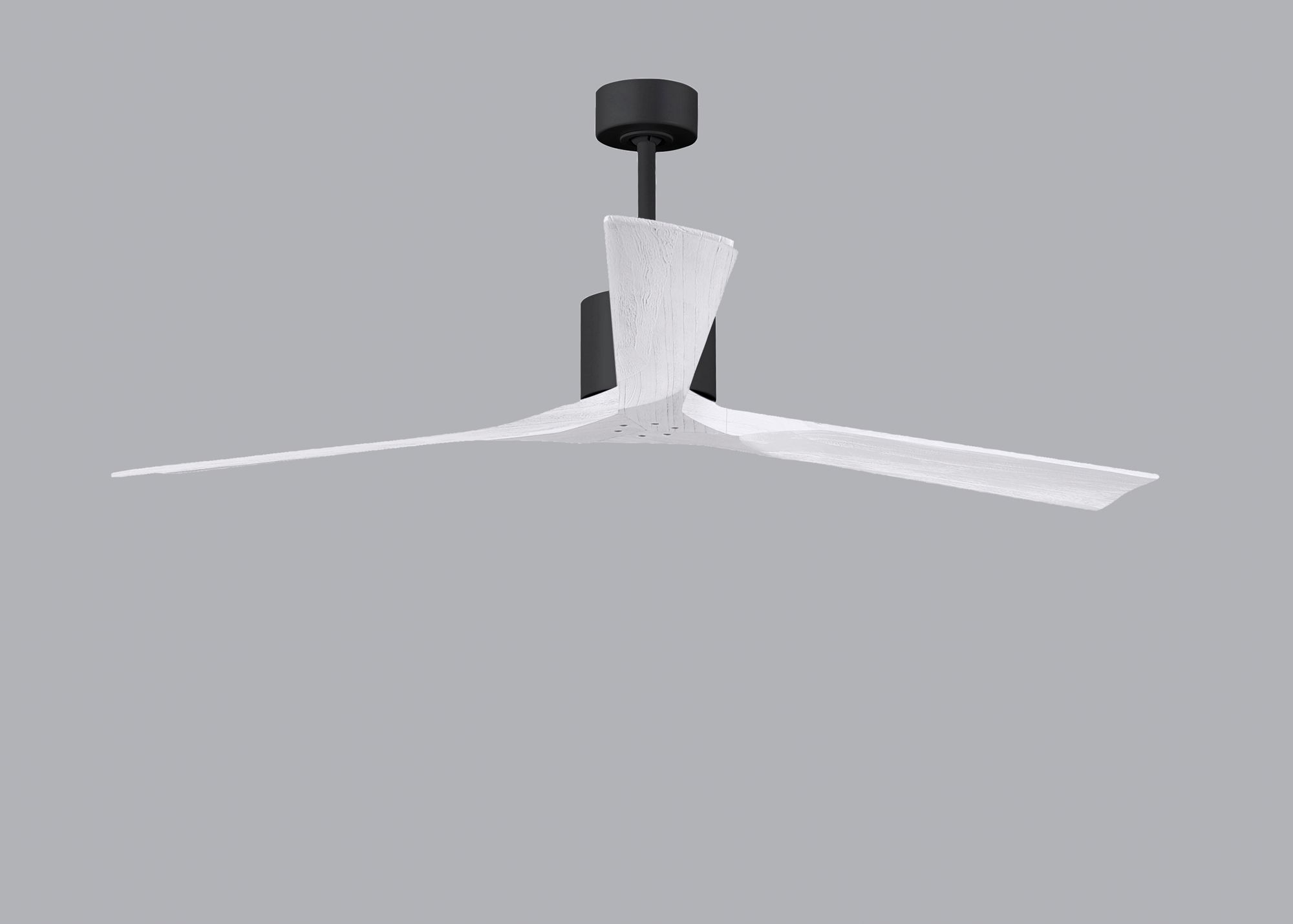 72" Matthews Nan XL Black White Large Outdoor Ceiling Fan with Remote