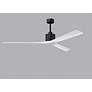 4_72" Matthews Nan XL Black White Large Outdoor Ceiling Fan with Remote more views