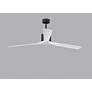 5_72" Matthews Nan XL Black White Large Outdoor Ceiling Fan with Remote more views