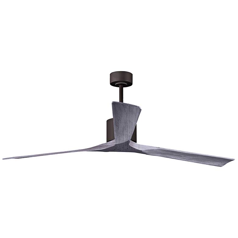 Image 3 72" Matthews Nan XL Bronze and Barnwood Outdoor Large Ceiling Fan more views