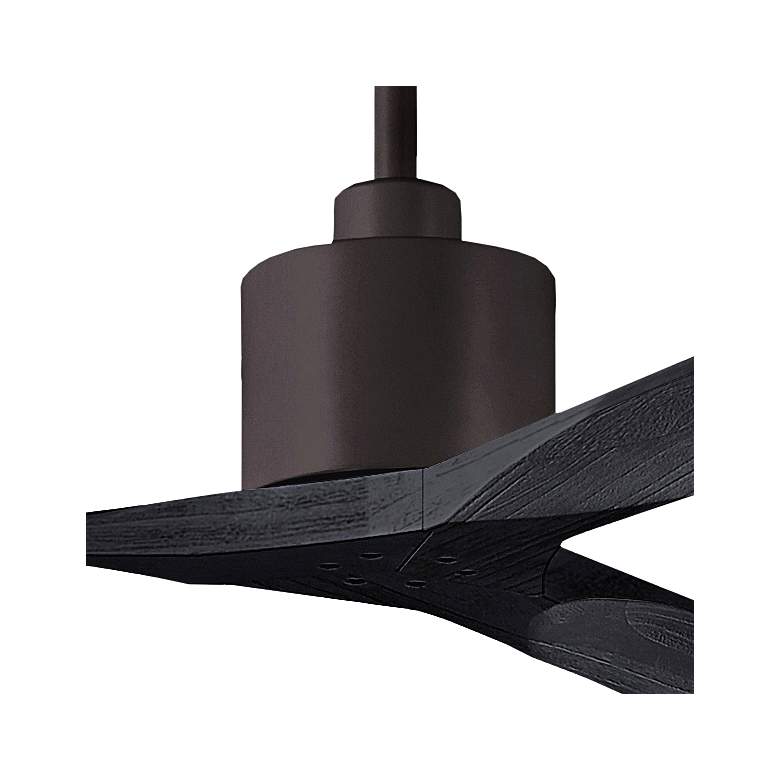 Image 2 72" Matthews Nan XL Bronze and Black Outdoor Large Ceiling Fan more views