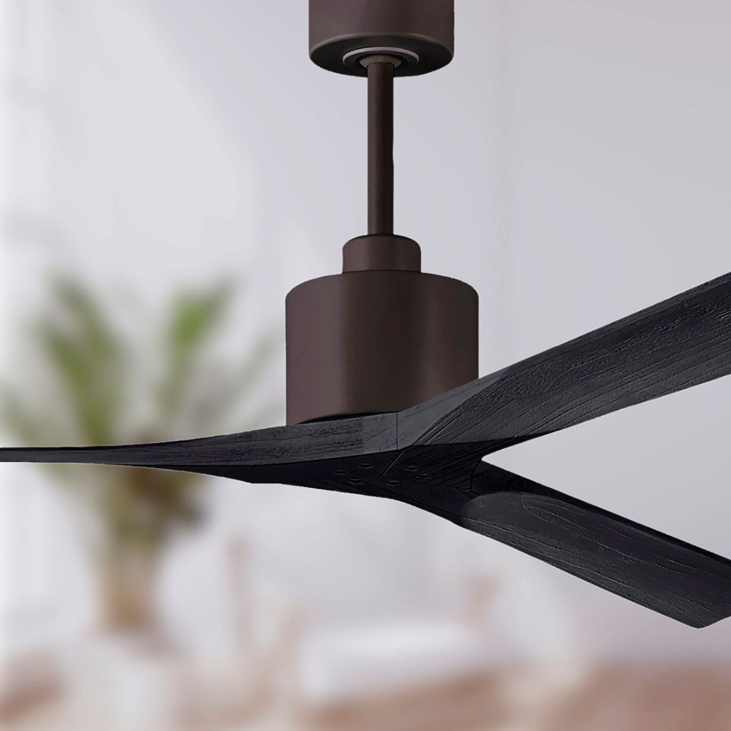 Image 4 72" Matthews Nan XL Bronze and Black Outdoor Large Ceiling Fan more views