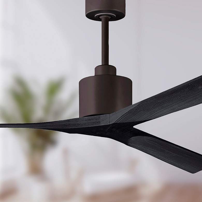 Image 4 72" Matthews Nan XL Bronze and Black Outdoor Large Ceiling Fan more views