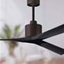 72" Matthews Nan XL Bronze and Black Outdoor Large Ceiling Fan