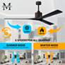 72" Matthews Nan XL Bronze and Black Outdoor Large Ceiling Fan