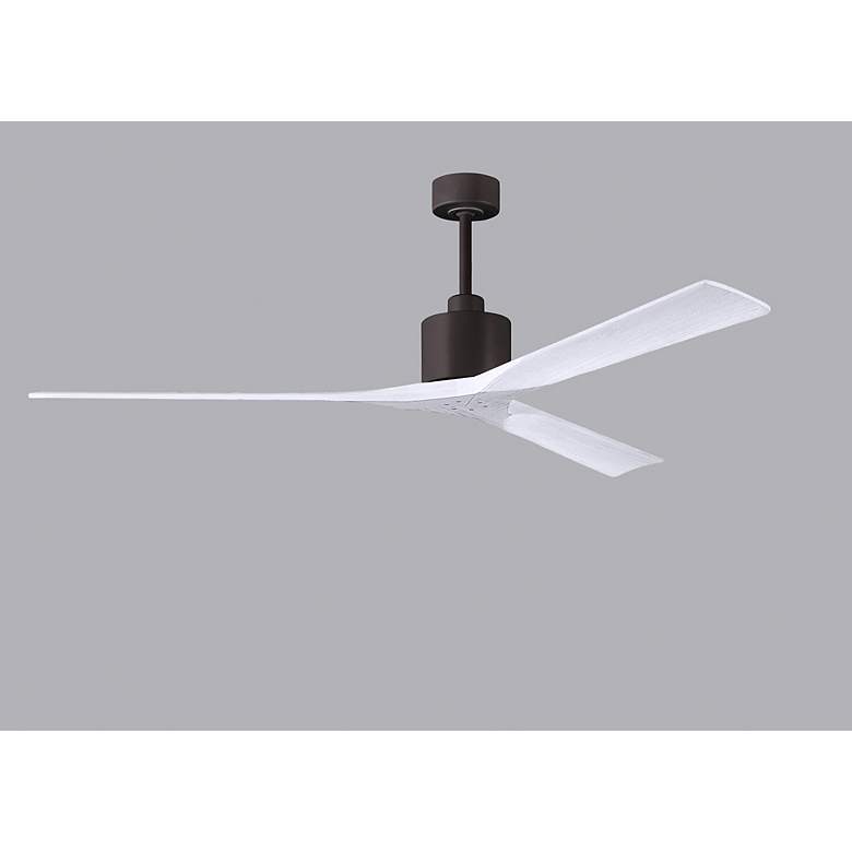 Image 4 72" Matthews Nan XL Bronze and White Outdoor Large Ceiling Fan more views