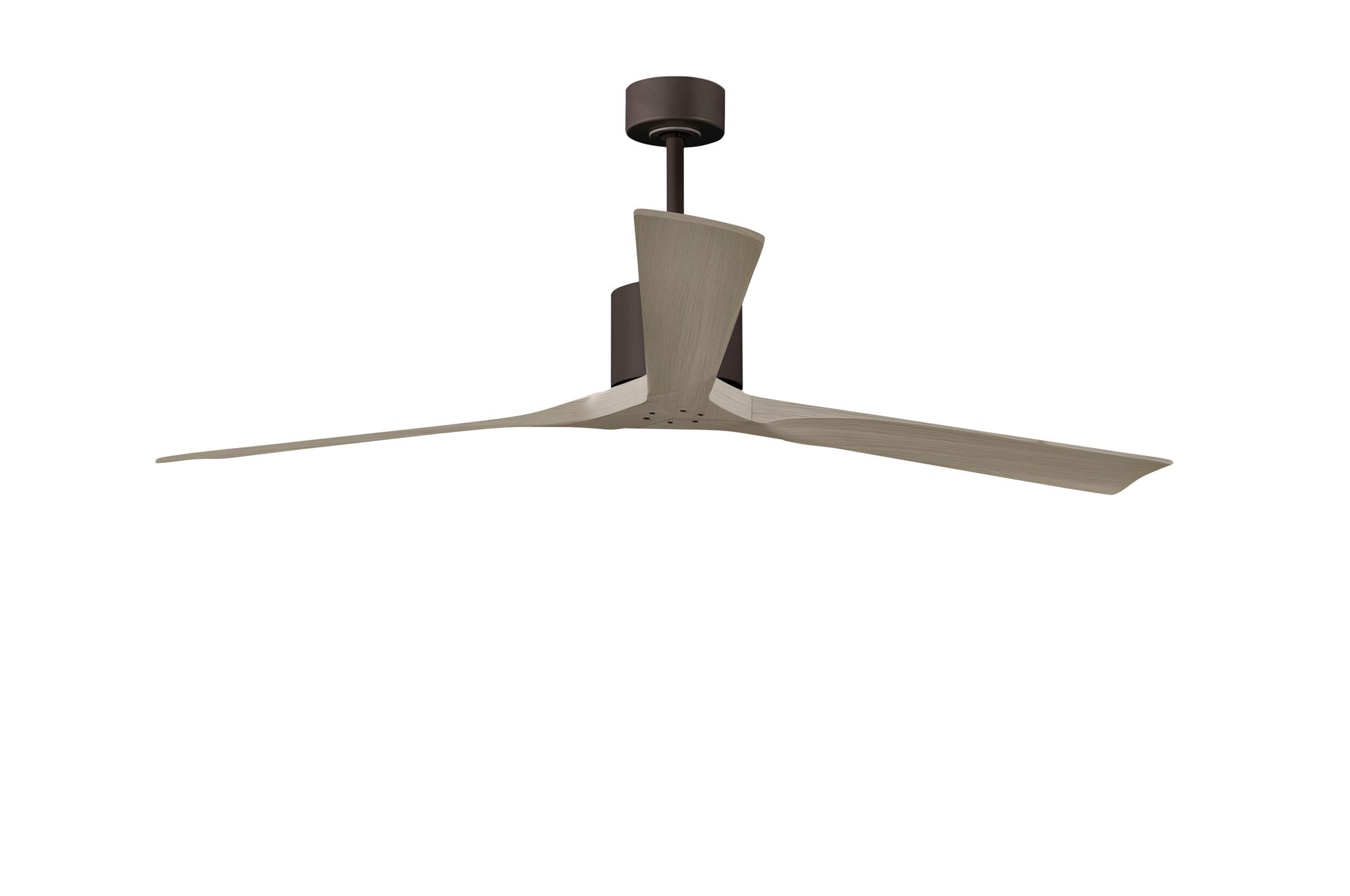 Image 2 72" Matthews Nan XL Bronze Gray Outdoor Large Ceiling Fan with Remote more views