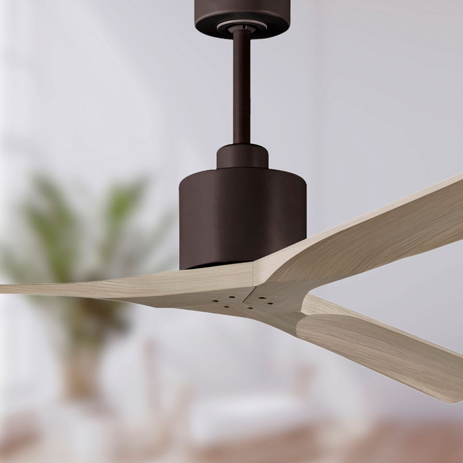 Image 6 72" Matthews Nan XL Bronze Gray Outdoor Large Ceiling Fan with Remote more views