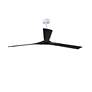 72" Matthews Nan XL White and Black Large Outdoor Ceiling Fan