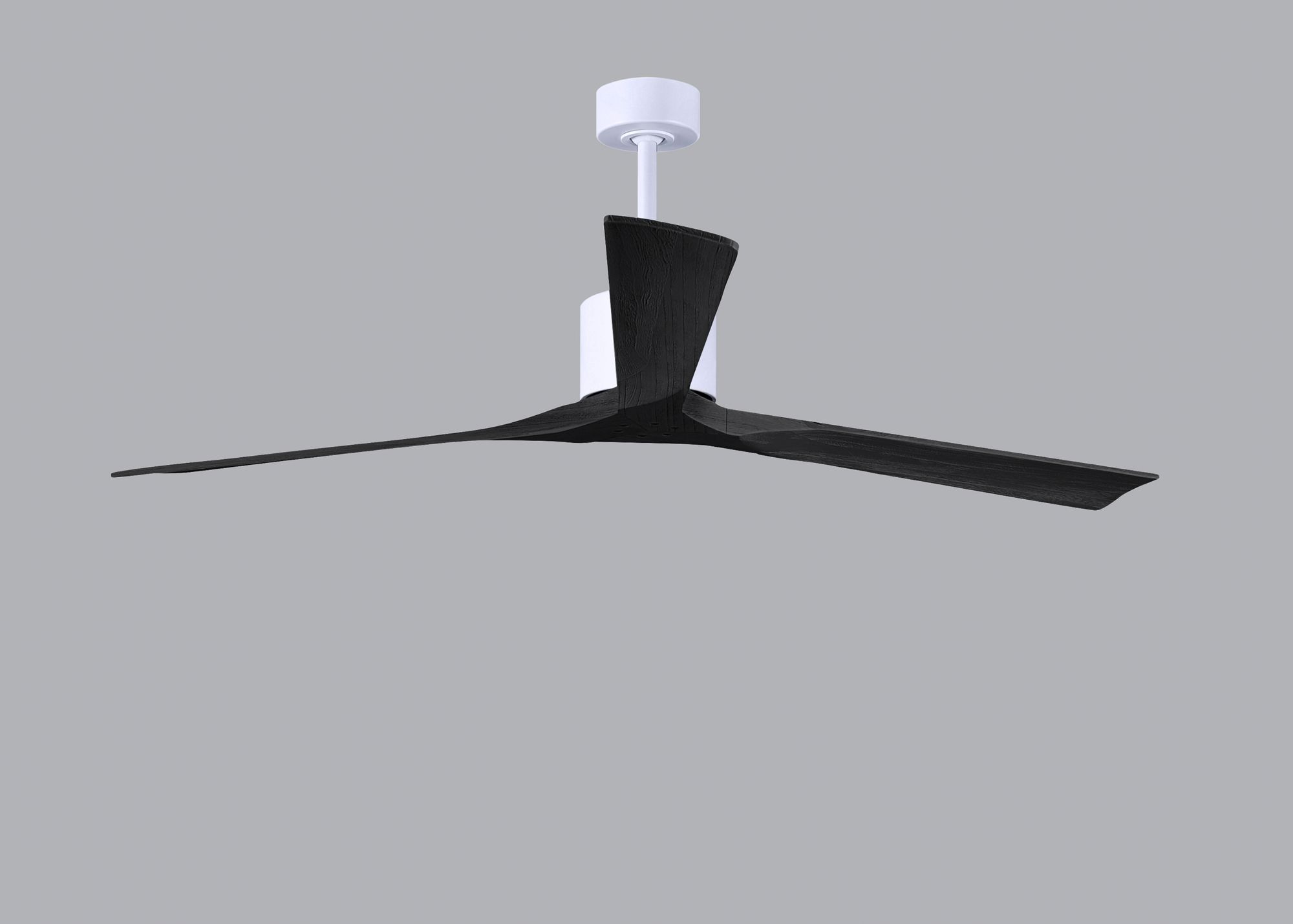 Image 5 72" Matthews Nan XL White and Black Large Outdoor Ceiling Fan more views