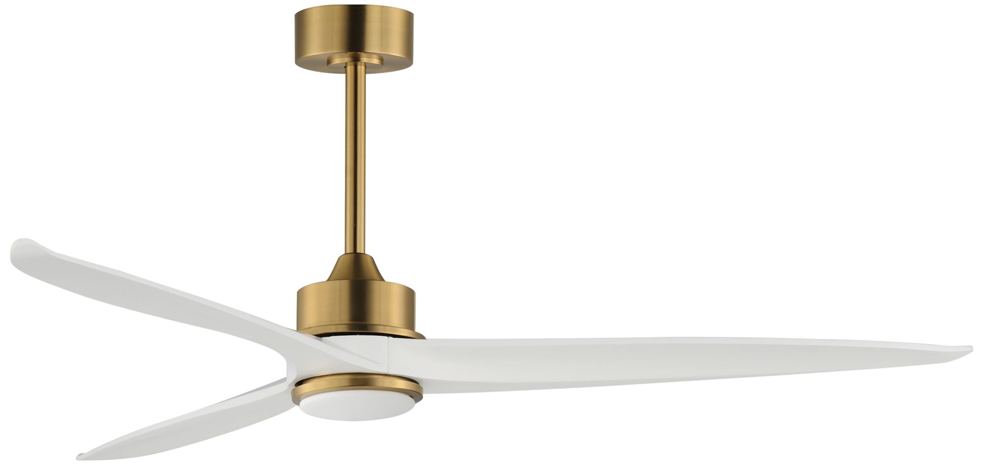 72" Maxim Woodwind Natural Aged Brass LED Ceiling Fan