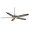 72" Minka Aire Great Room Burnished Nickel Fan with Wall Control