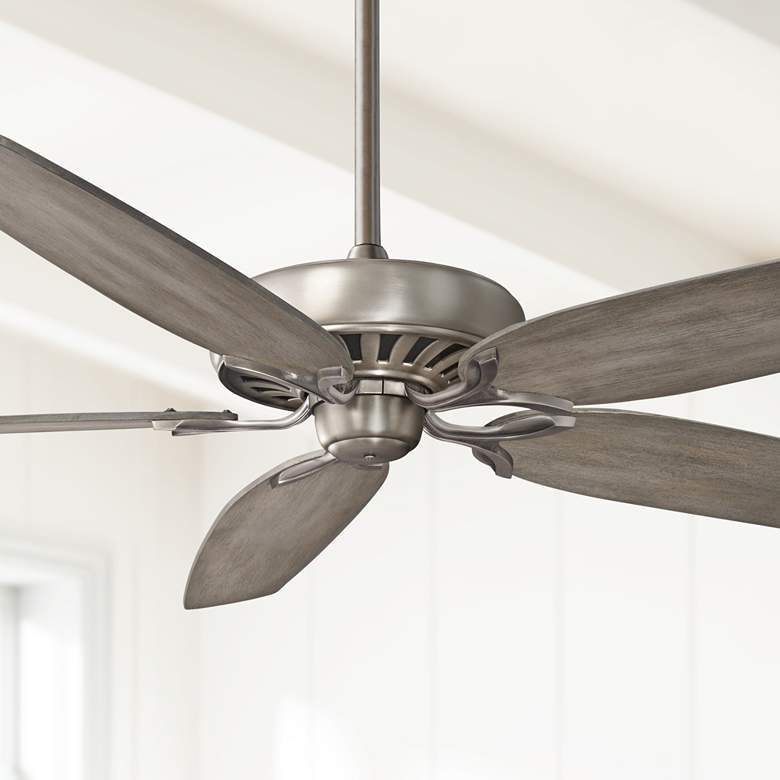 Image 1 72" Minka Aire Great Room Burnished Nickel Fan with Wall Control