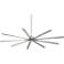 72" Minka Aire Xtreme Brushed Nickel 9-Blade Ceiling Fan with Remote