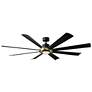 3_72" Modern Forms Aura Black Brass LED Smart Ceiling Fan