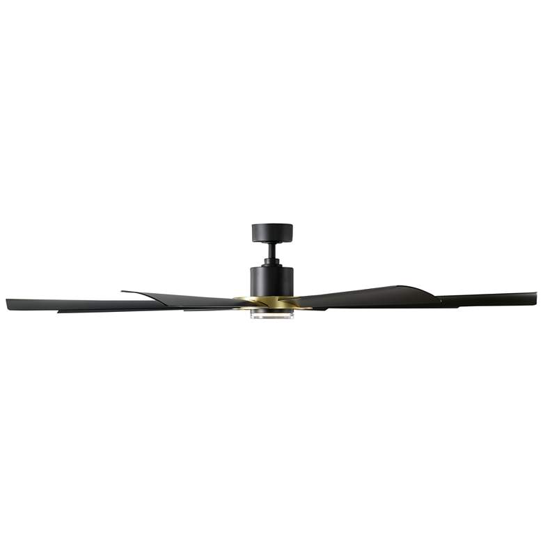 Image 5 72" Modern Forms Aura Black Brass LED Smart Ceiling Fan more views