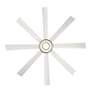 4_72" Modern Forms Aura Brushed Nickel LED Ceiling Fan more views