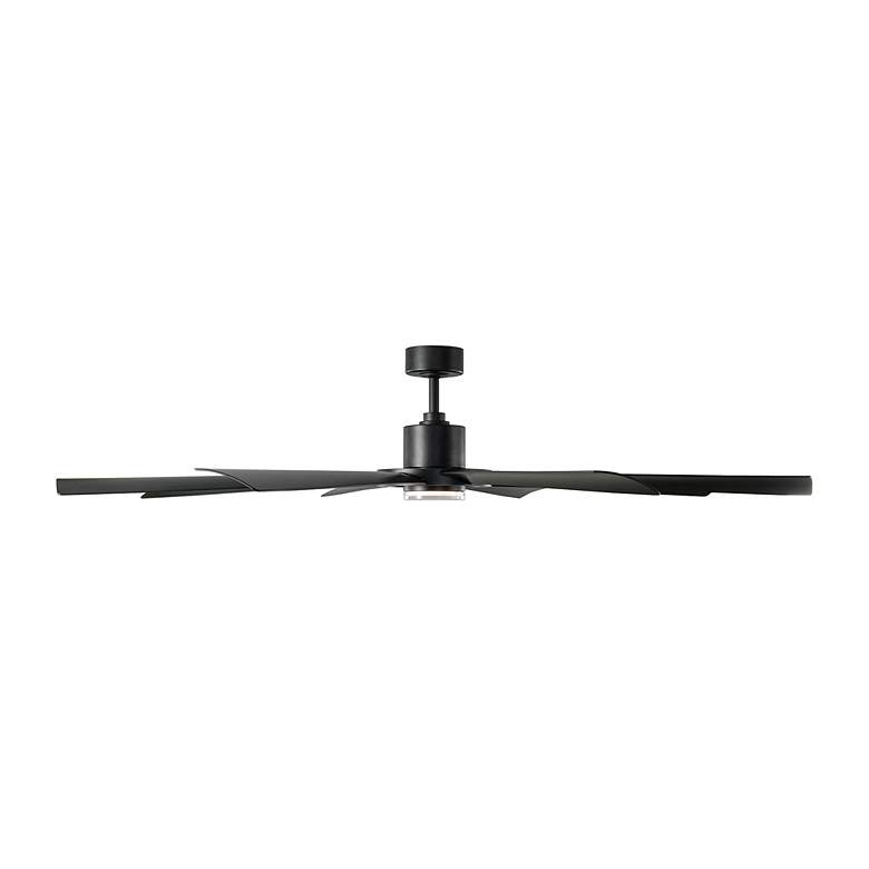 Image 3 72" Modern Forms Aura Matte Black LED Smart Ceiling Fan more views