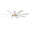 72" Modern Forms Aura Matte White 2700K LED Smart Ceiling Fan