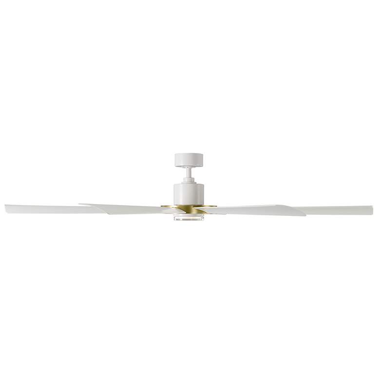 Image 3 72 inch Modern Forms Aura Matte White 2700K LED Smart Ceiling Fan more views