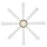 72" Modern Forms Aura Matte White 2700K LED Smart Ceiling Fan