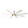 72" Modern Forms Aura Matte White LED Smart Ceiling Fan