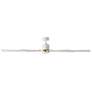 2_72" Modern Forms Aura Matte White LED Smart Ceiling Fan more views