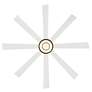 3_72" Modern Forms Aura Matte White LED Smart Ceiling Fan more views