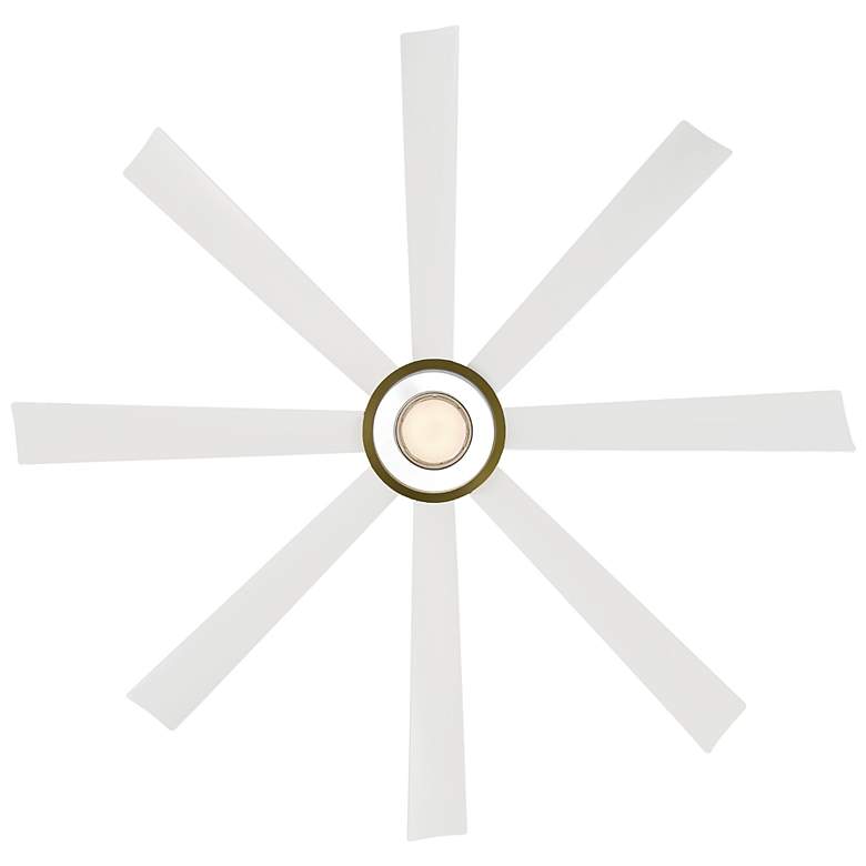 Image 4 72 inch Modern Forms Aura Soft Brass Ring 3500K LED Smart Damp Ceiling Fan more views