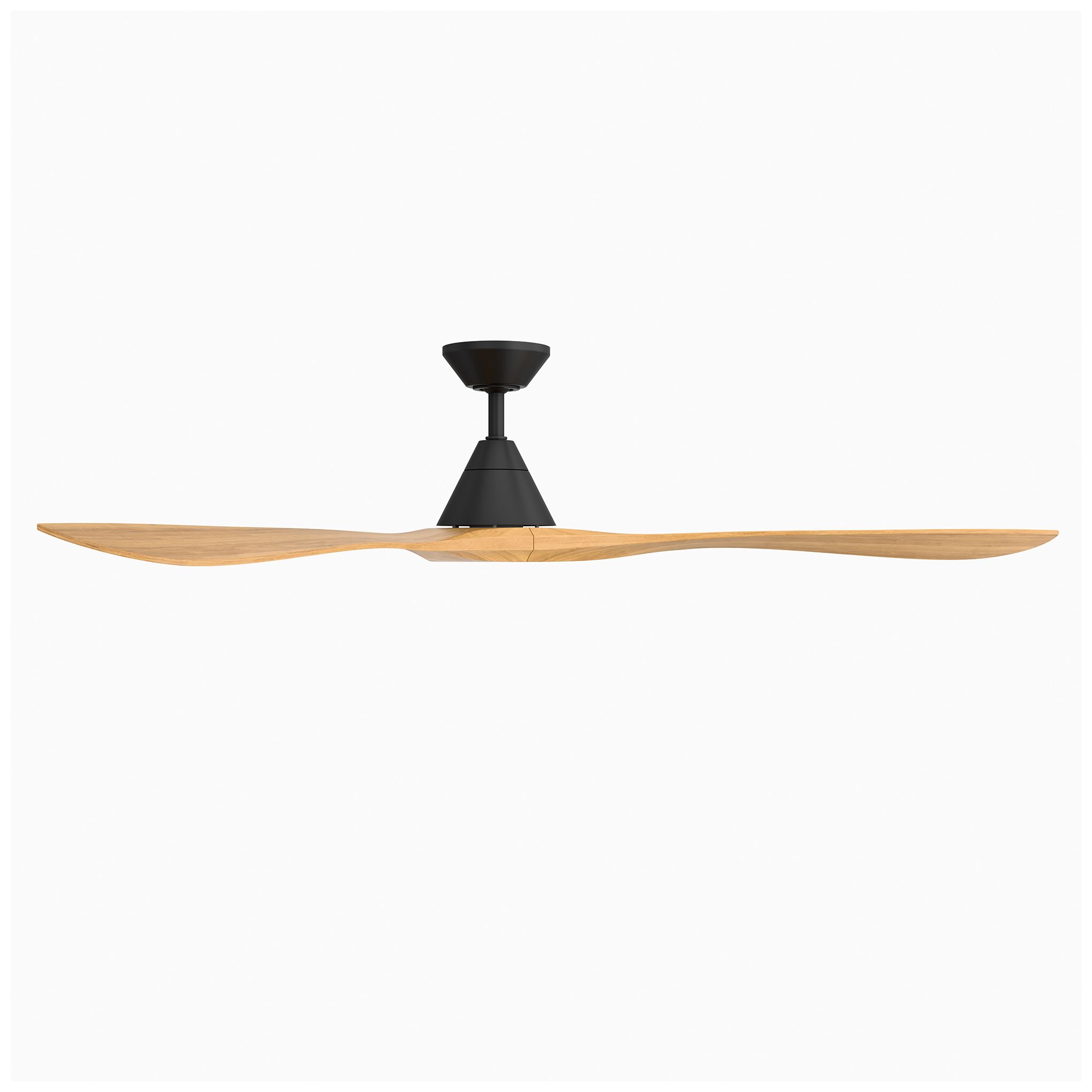 Image 3 72" Modern Forms Carve Matte Black Smart Ceiling Fan with Remote more views