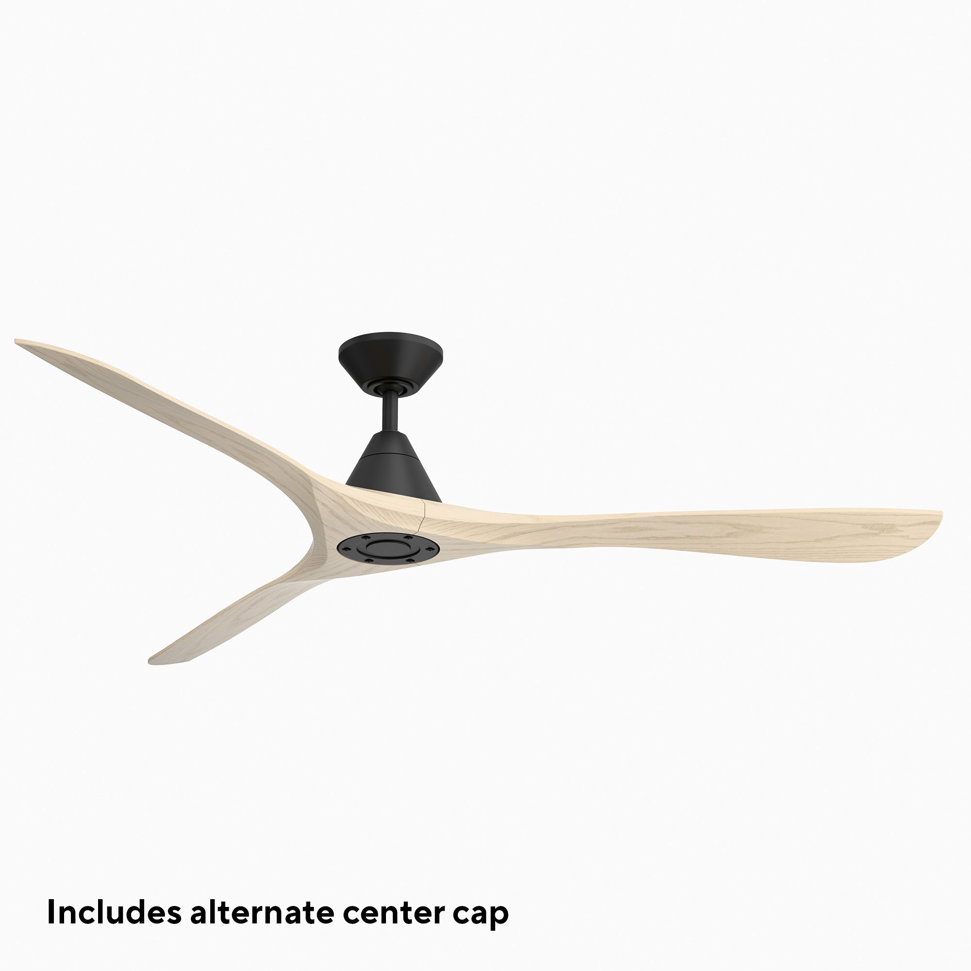 Image 2 72" Modern Forms Carve Matte Black Smart Ceiling Fan with Remote more views
