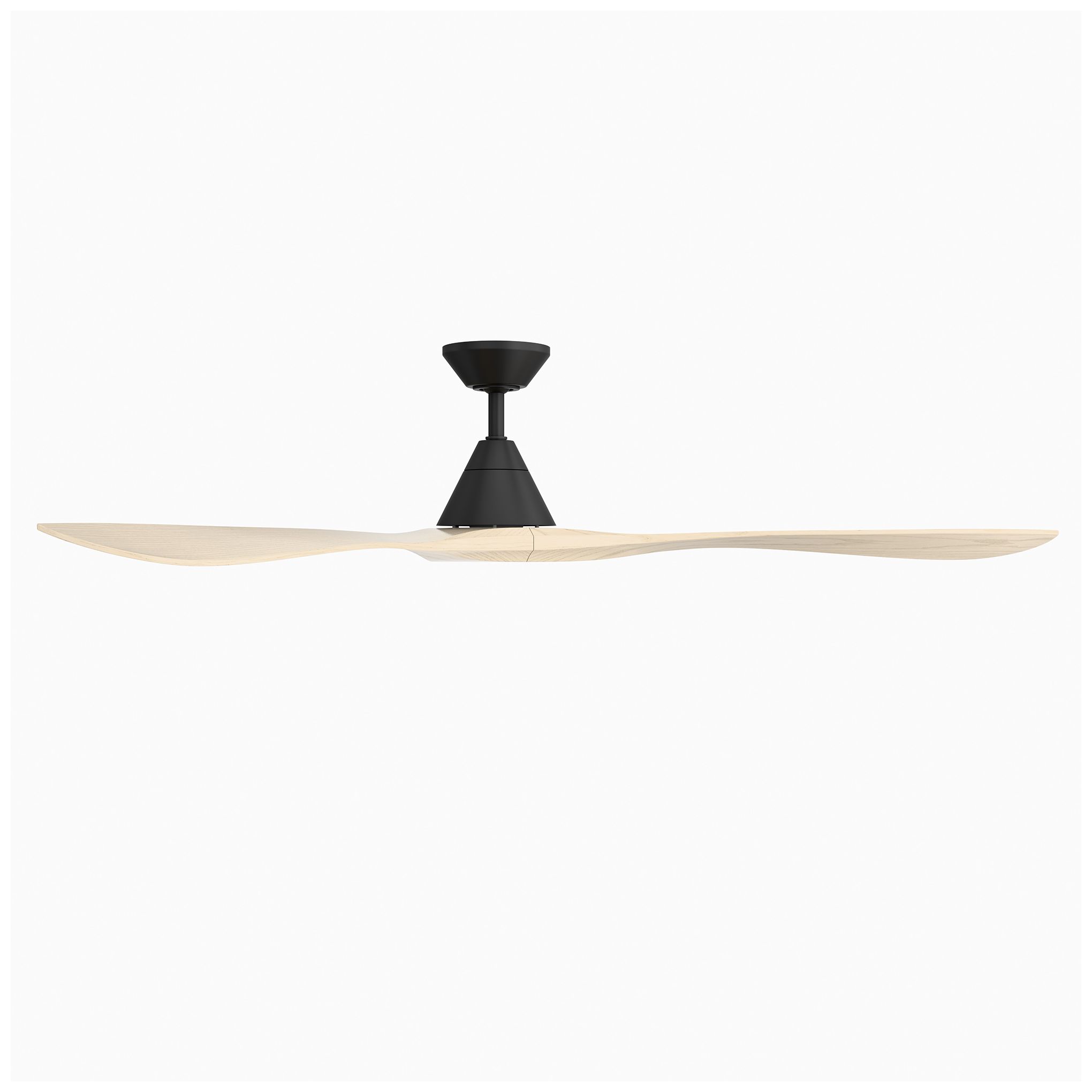 Image 3 72" Modern Forms Carve Matte Black Smart Ceiling Fan with Remote more views