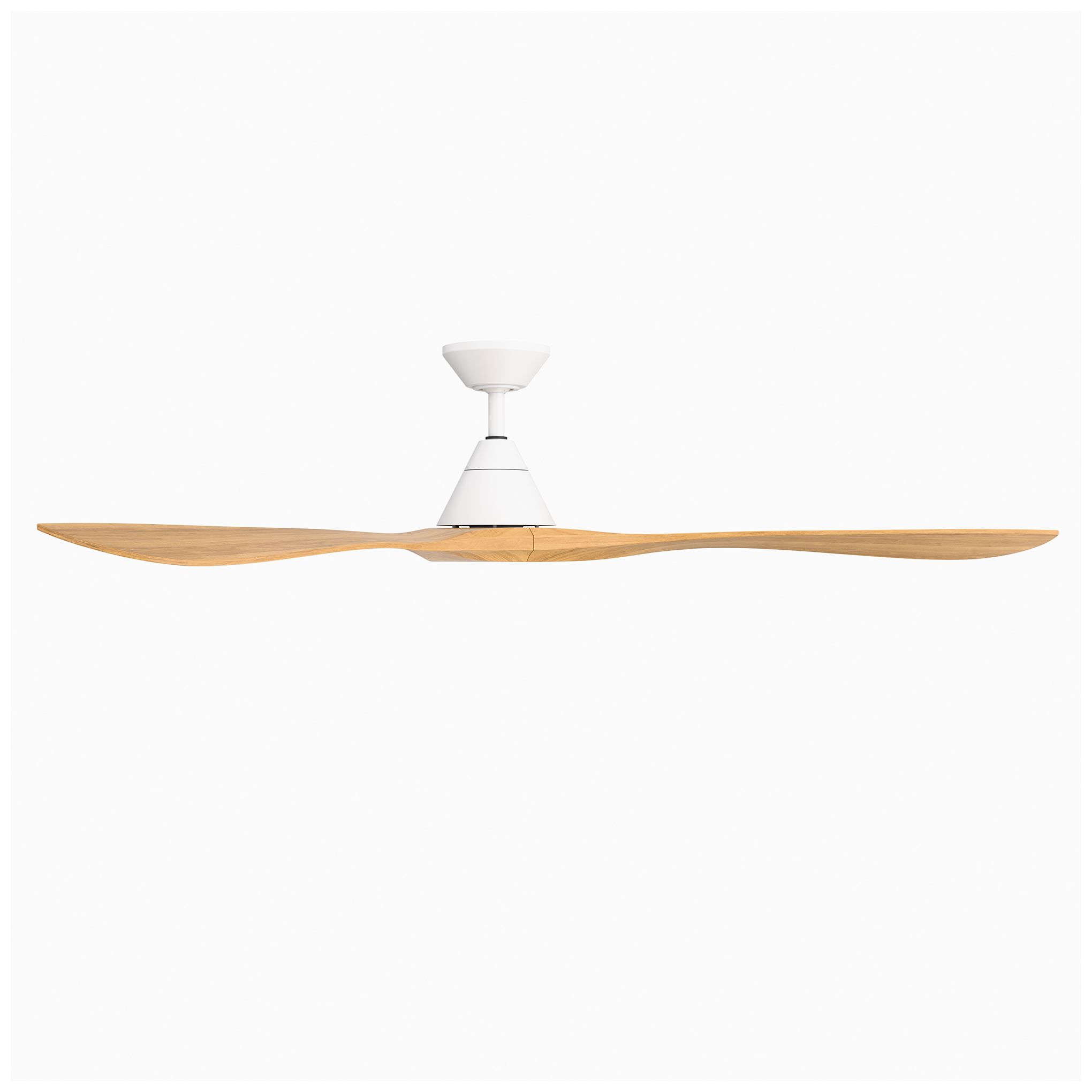 Image 3 72" Modern Forms Carve Matte White Smart Ceiling Fan with Remote more views