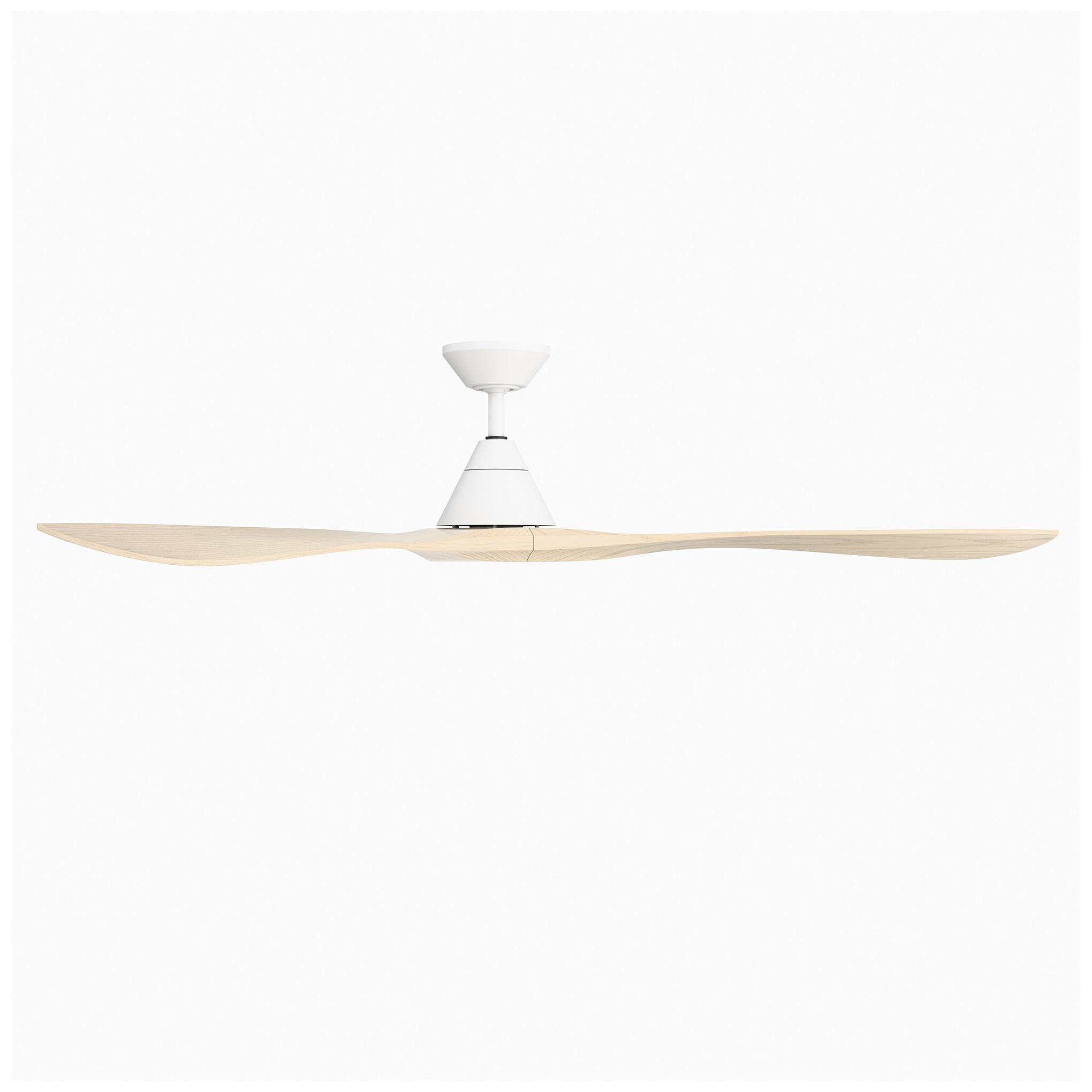 Image 3 72" Modern Forms Carve Matte White Smart Ceiling Fan with Remote more views