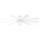 72" Modern Forms Wynd Matte White LED Smart Ceiling Fan