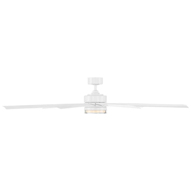 Image 5 72" Modern Forms Wynd Matte White LED Smart Ceiling Fan more views