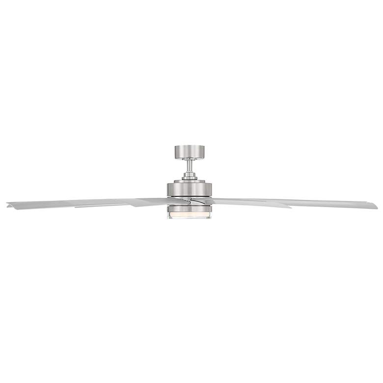 Image 6 72" Modern Forms Wynd Stainless Steel LED Smart Ceiling Fan more views
