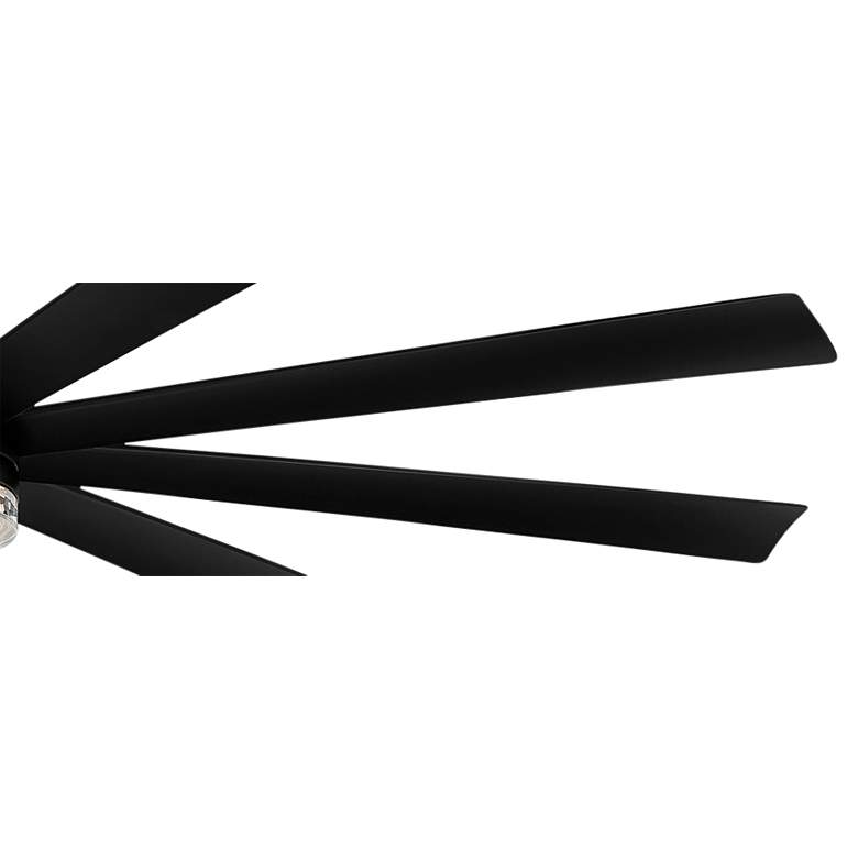 Image 4 72" Modern Forms Wynd XL Black Wet Location LED Smart Ceiling Fan more views
