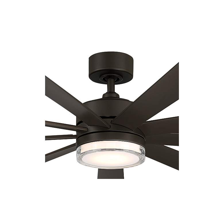 Image 2 72" Modern Forms Wynd XL Bronze 3500K LED Smart Ceiling Fan more views