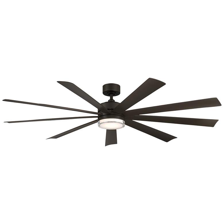 Image 2 72 inch Modern Forms Wynd XL Bronze Wet Location LED Smart Ceiling Fan