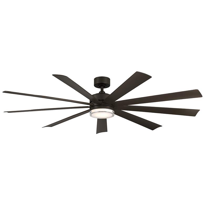 Image 2 72" Modern Forms Wynd XL Bronze Wet Location LED Smart Ceiling Fan