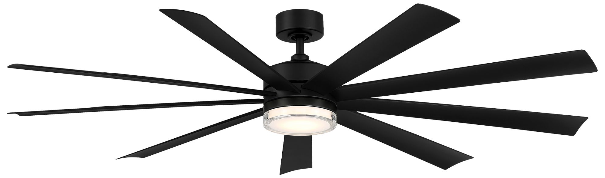 Thumbnail1 of 72" Modern Forms Wynd XL Matte Black LED Smart Ceiling Fan - Made to O